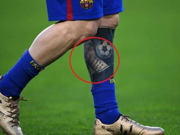 Hình xăm Messi ở chân có ý nghĩa gì